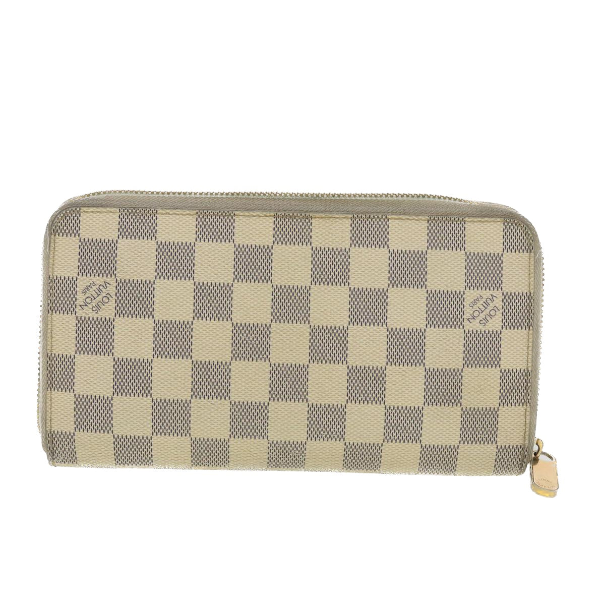 LOUIS VUITTON Damier Azur Zippy Organizer Long Wallet N60012 LV Auth th3484 - 0