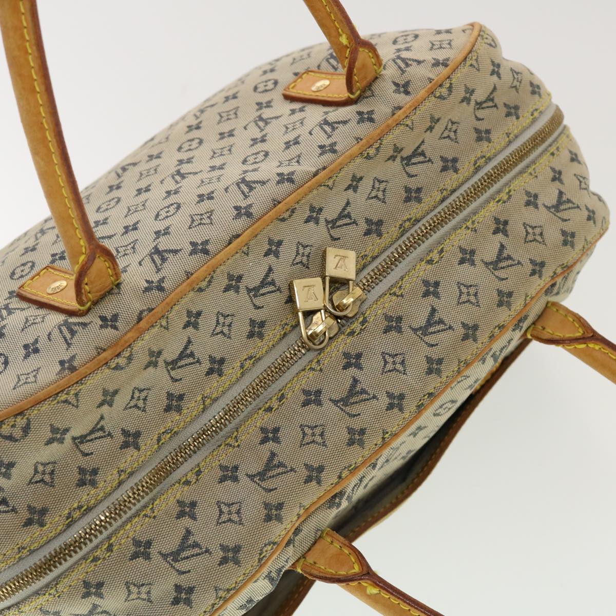 LOUIS VUITTON Monogram Mini Marie Hand Bag Blue M92003 LV Auth th3505