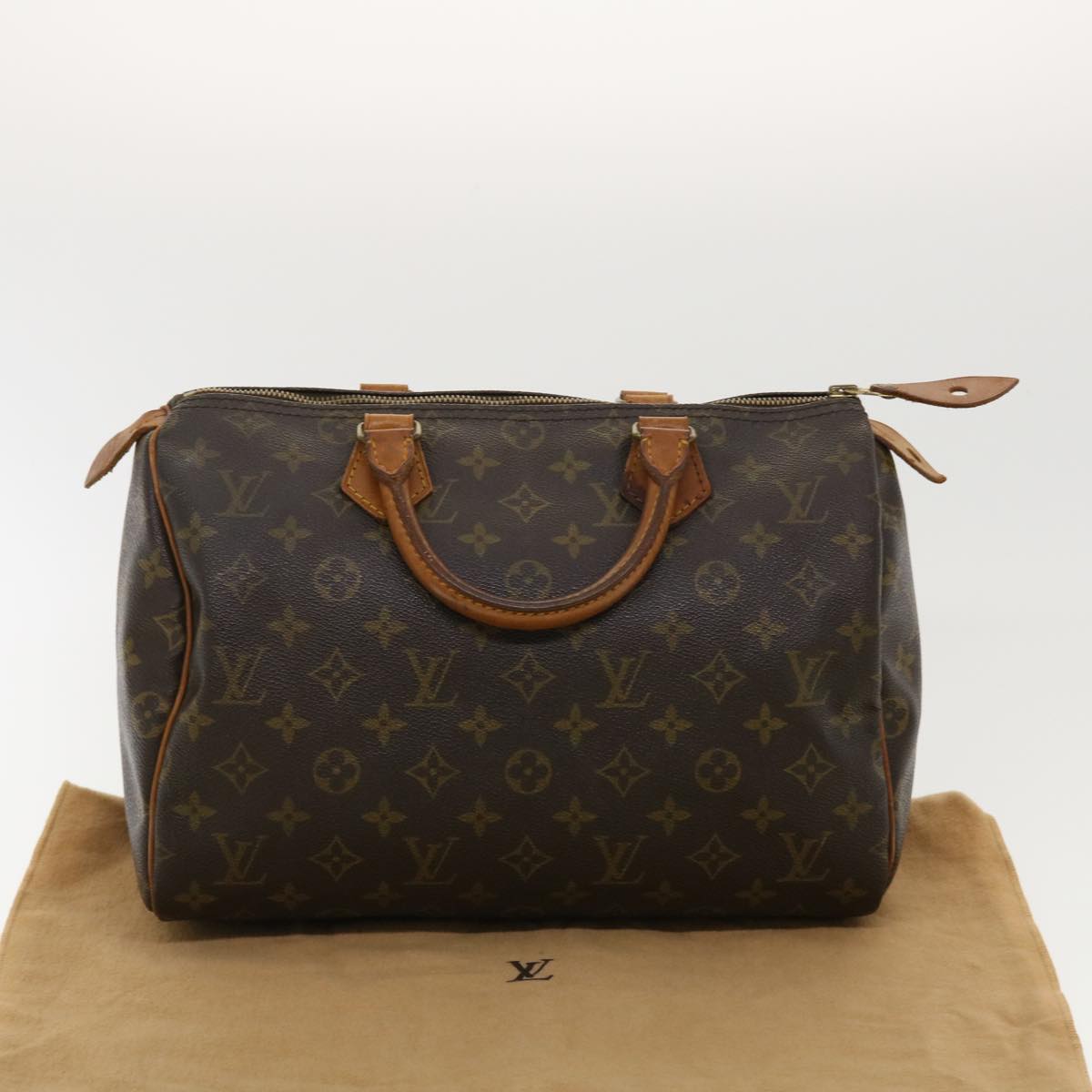 LOUIS VUITTON Monogram Speedy 30 Hand Bag M41526 LV Auth th3508