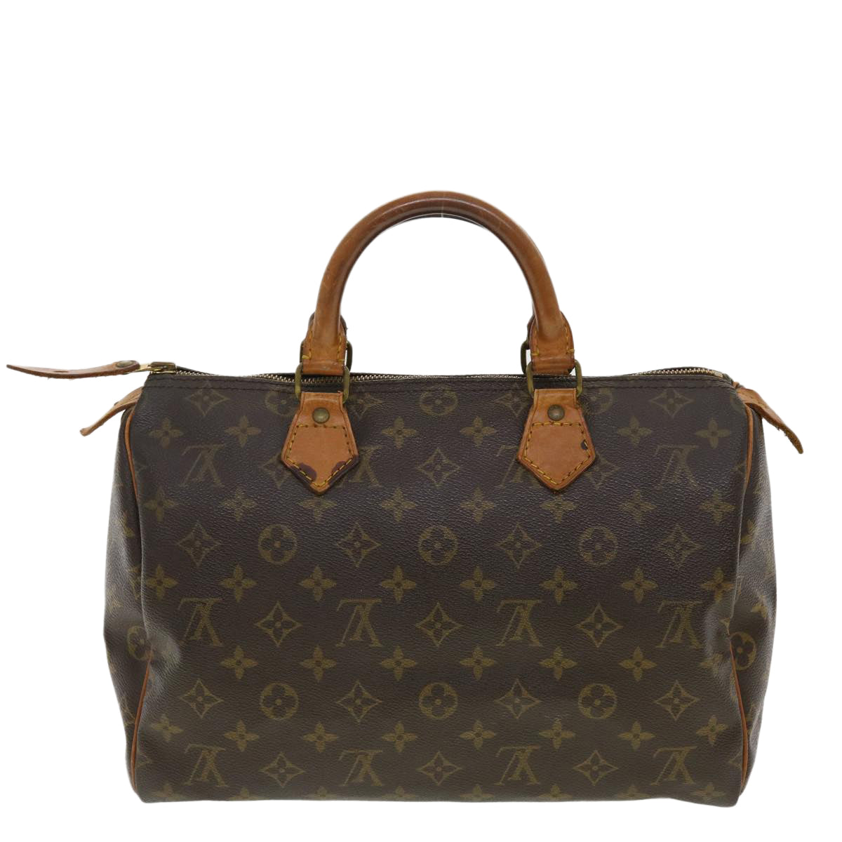 LOUIS VUITTON Monogram Speedy 30 Hand Bag M41526 LV Auth th3508 - 0