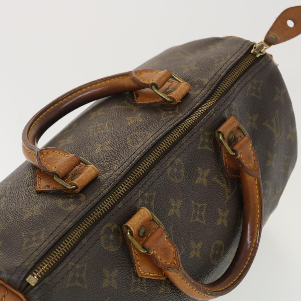 LOUIS VUITTON Monogram Speedy 30 Hand Bag M41526 LV Auth th3508