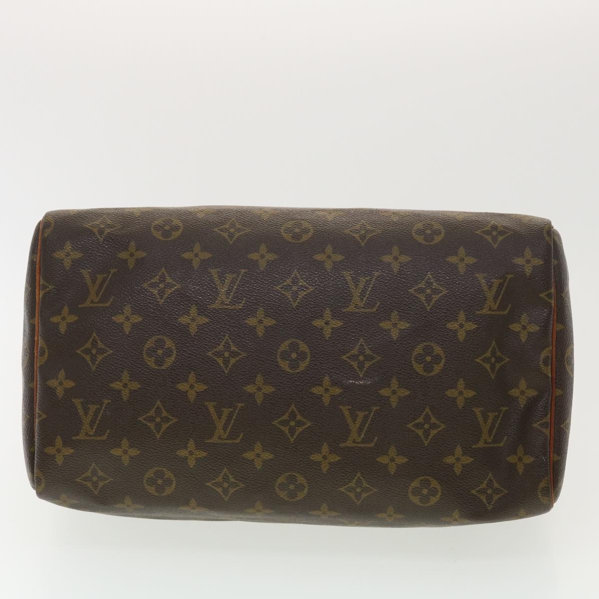 LOUIS VUITTON Monogram Speedy 30 Hand Bag M41526 LV Auth th3508