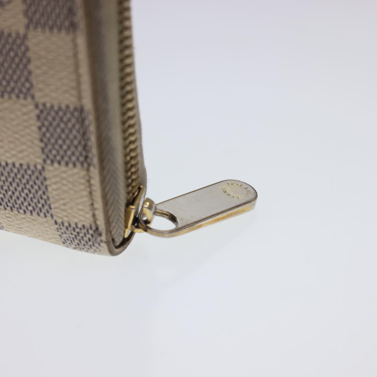 LOUIS VUITTON Damier Azur Zippy Organizer Long Wallet N60012 LV Auth th3540