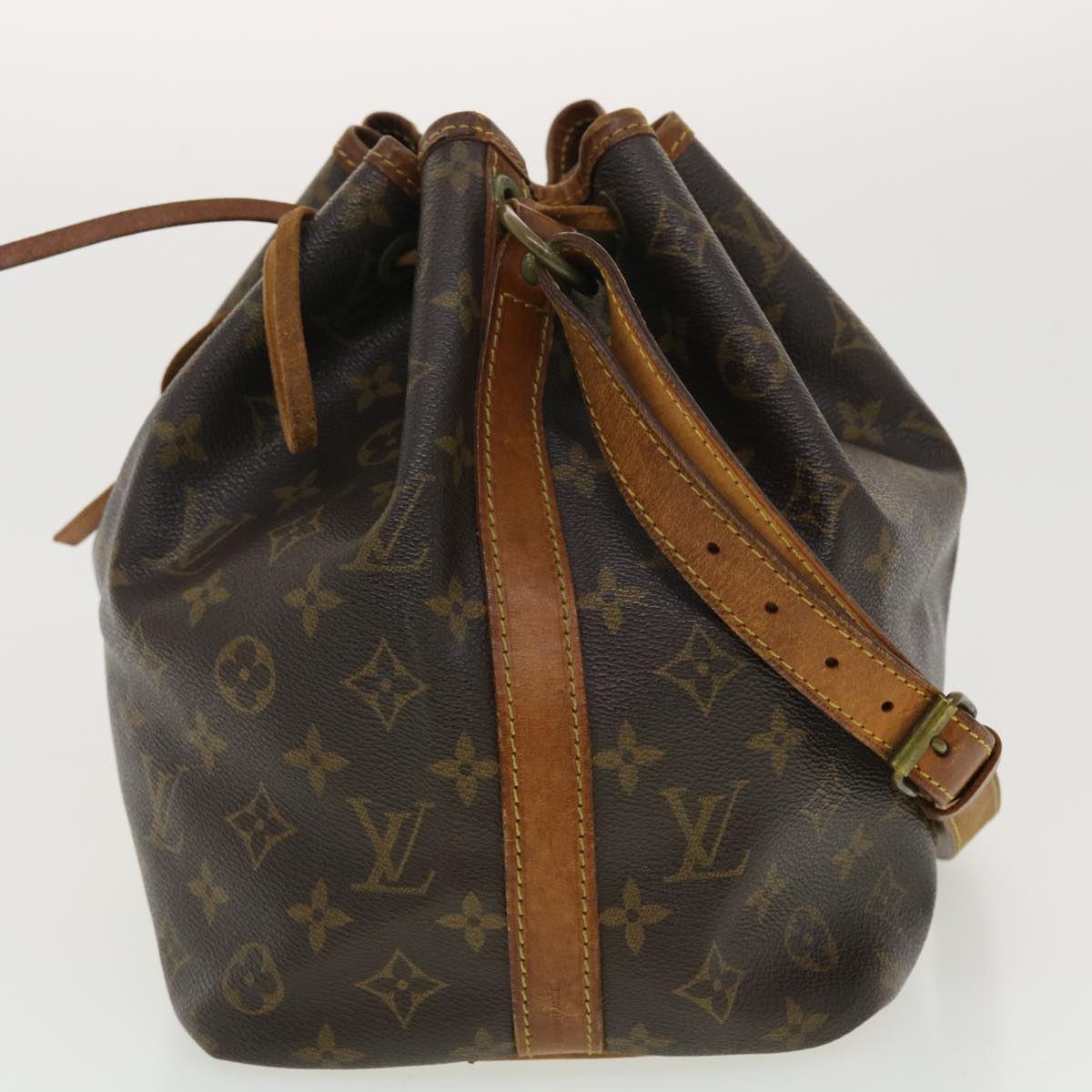 LOUIS VUITTON Monogram Petit Noe Shoulder Bag M42226 LV Auth th3549