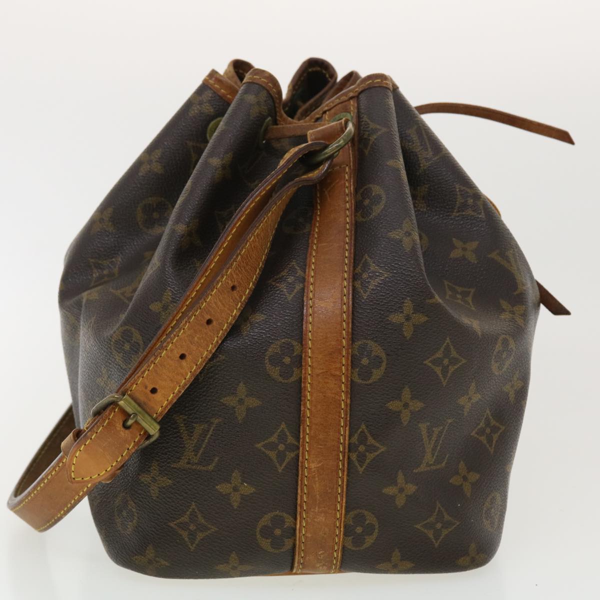 LOUIS VUITTON Monogram Petit Noe Shoulder Bag M42226 LV Auth th3549