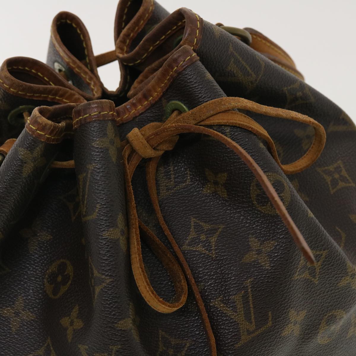 LOUIS VUITTON Monogram Petit Noe Shoulder Bag M42226 LV Auth th3549