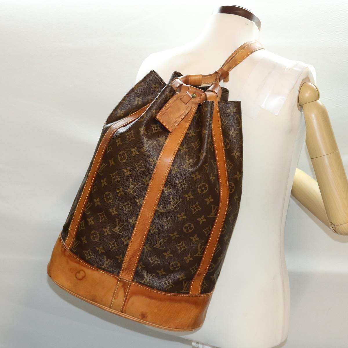 LOUIS VUITTON Monogram Randonnee GM Shoulder Bag M42244 LV Auth th3557