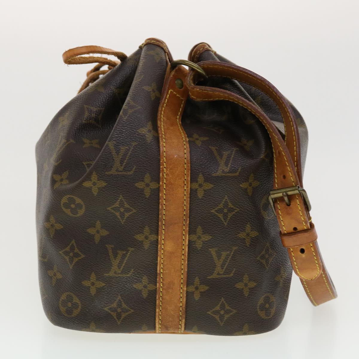 LOUIS VUITTON Monogram Petit Noe Shoulder Bag M42226 LV Auth th3590