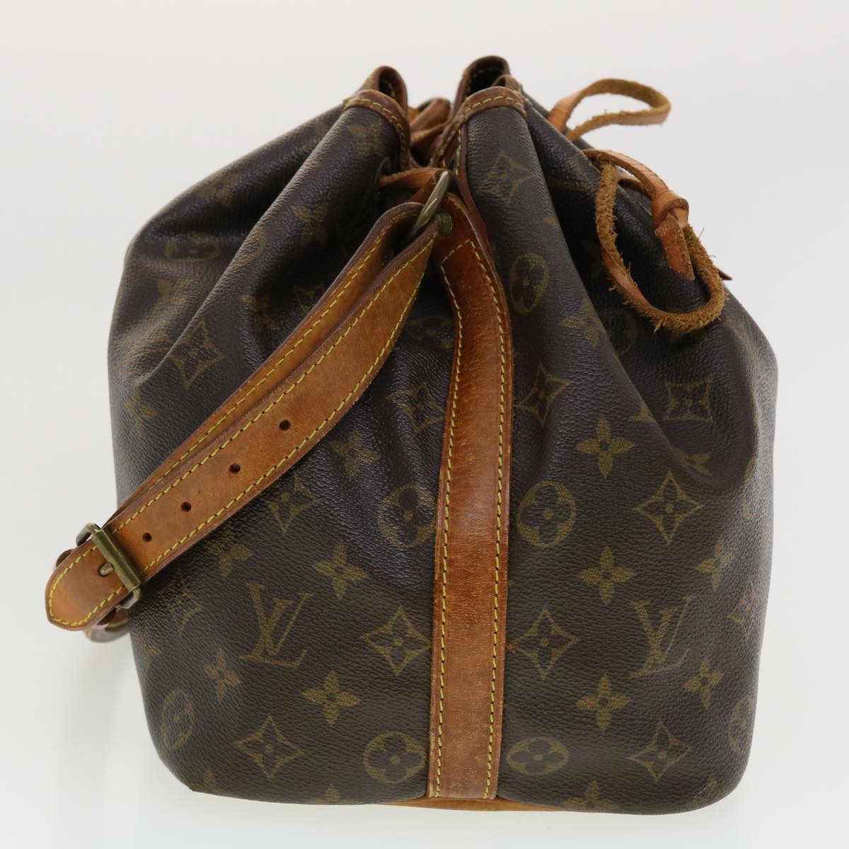 LOUIS VUITTON Monogram Petit Noe Shoulder Bag M42226 LV Auth th3590