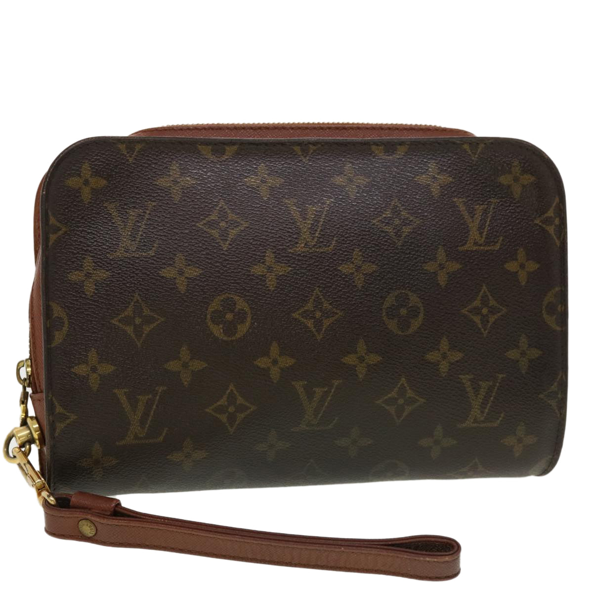 LOUIS VUITTON Monogram Orsay Clutch Bag M51790 LV Auth th3597