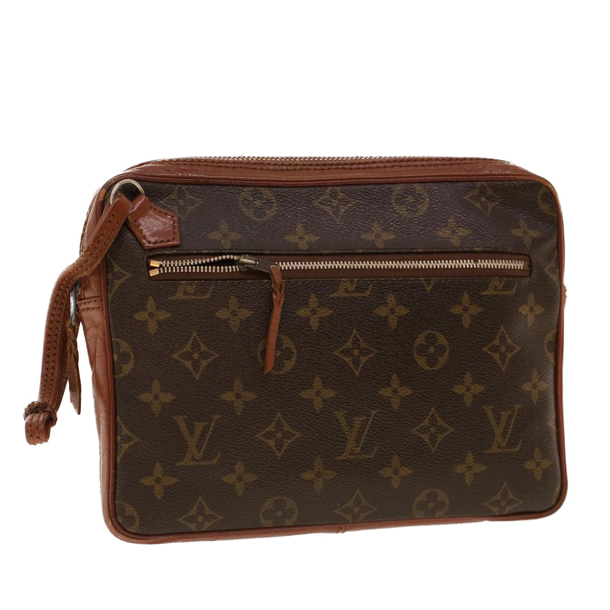 LOUIS VUITTON Monogram Pochette Sports Clutch Bag No.183 LV Auth th3601