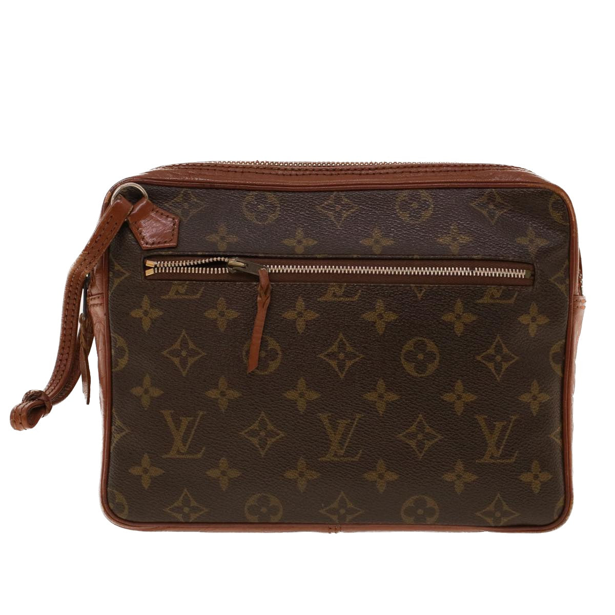 LOUIS VUITTON Monogram Pochette Sports Clutch Bag No.183 LV Auth th3601