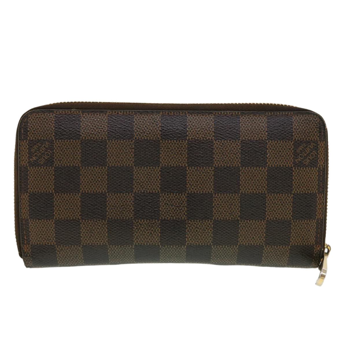 LOUIS VUITTON Damier Ebene Zippy Wallet Long Wallet N41661 LV Auth th3636 - 0