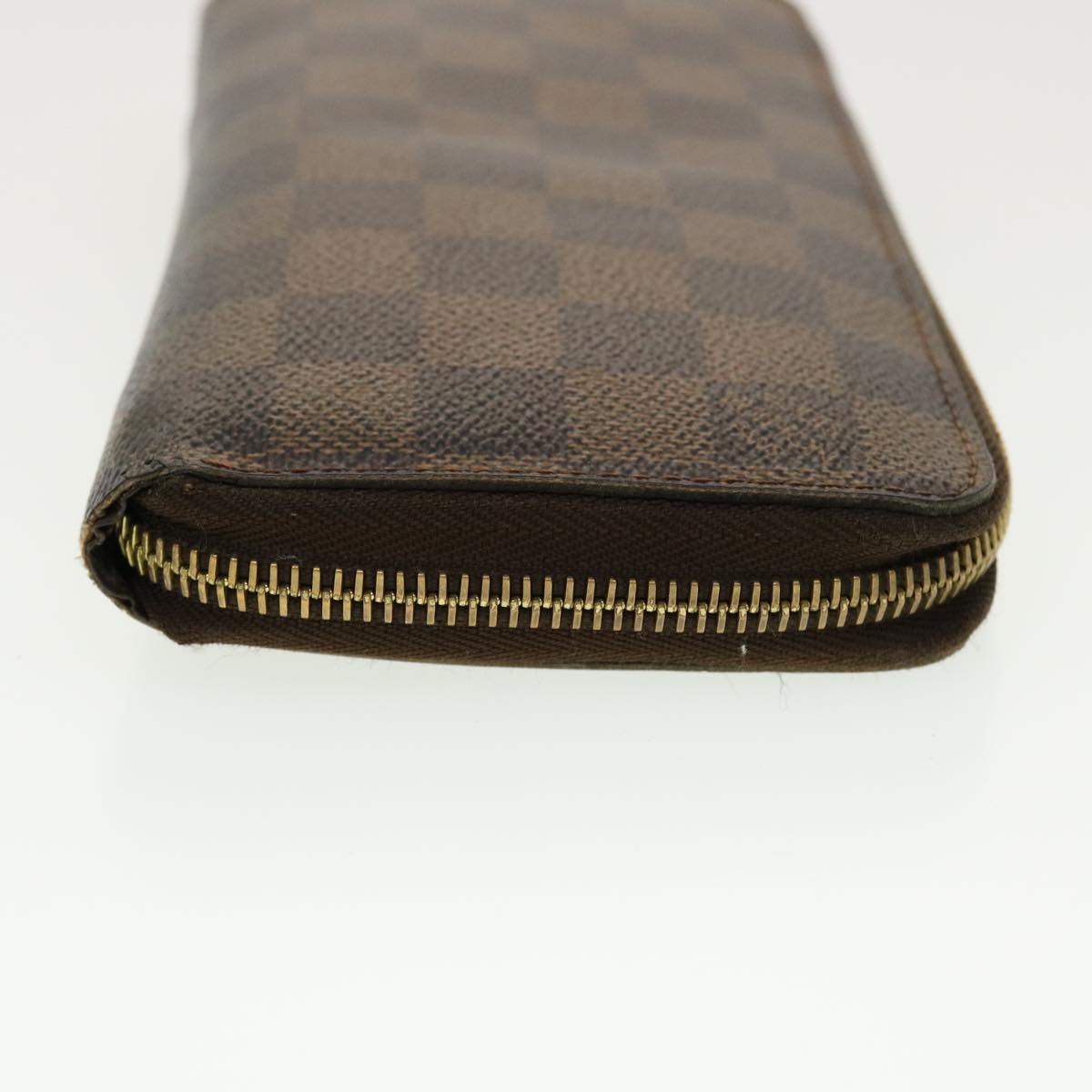 LOUIS VUITTON Damier Ebene Zippy Wallet Long Wallet N41661 LV Auth th3636