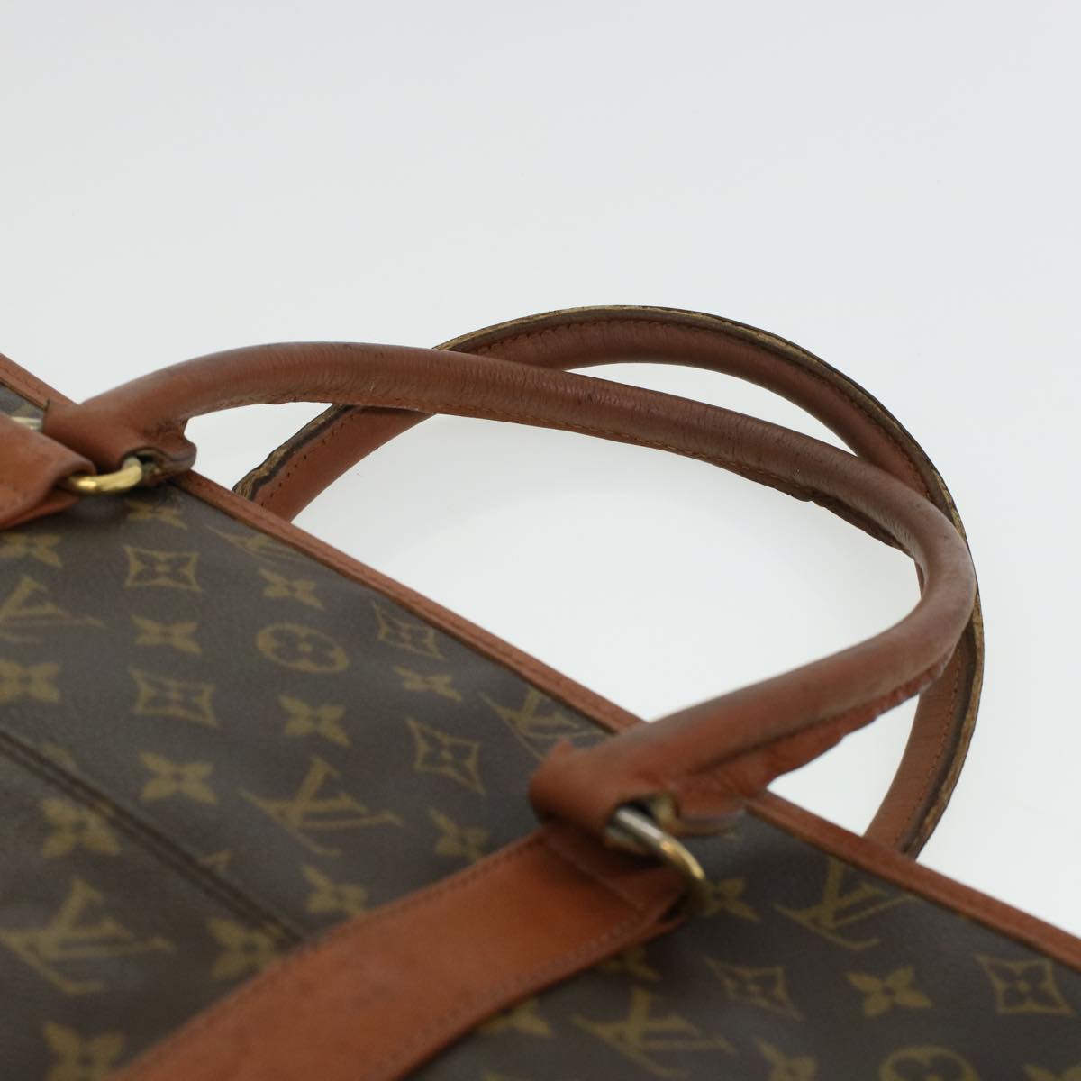 LOUIS VUITTON Monogram Sac Weekend PM Hand Bag M42425 LV Auth th3655