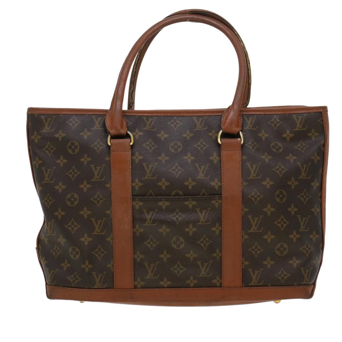 LOUIS VUITTON Monogram Sac Weekend PM Hand Bag M42425 LV Auth th3655