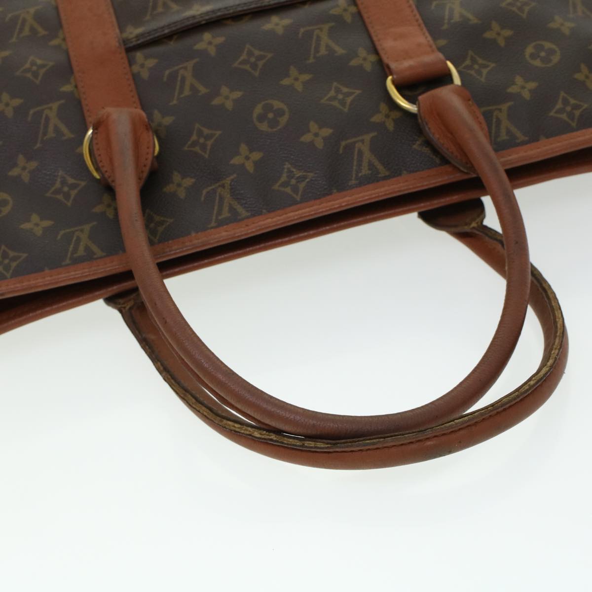 LOUIS VUITTON Monogram Sac Weekend PM Hand Bag M42425 LV Auth th3655