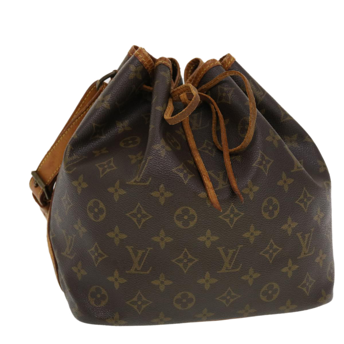 LOUIS VUITTON Monogram Petit Noe Shoulder Bag M42226 LV Auth th3658