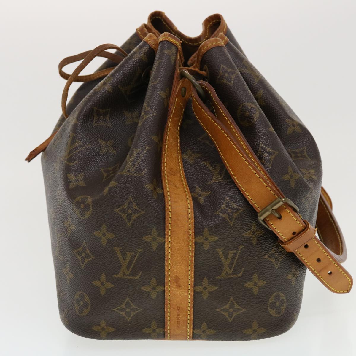 LOUIS VUITTON Monogram Petit Noe Shoulder Bag M42226 LV Auth th3658