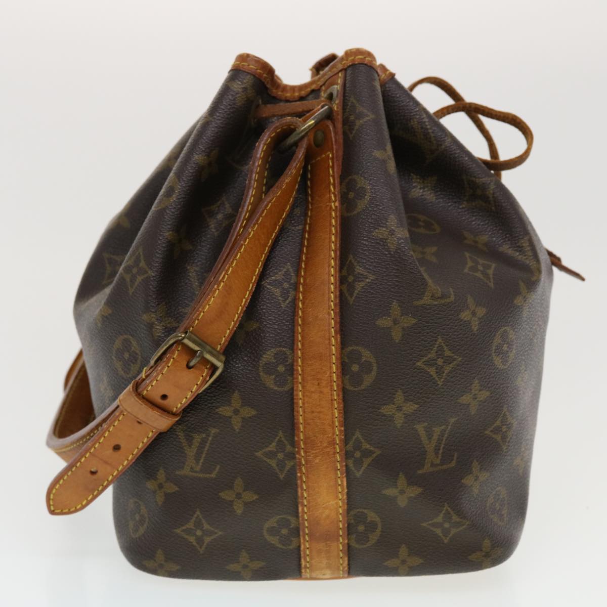 LOUIS VUITTON Monogram Petit Noe Shoulder Bag M42226 LV Auth th3658