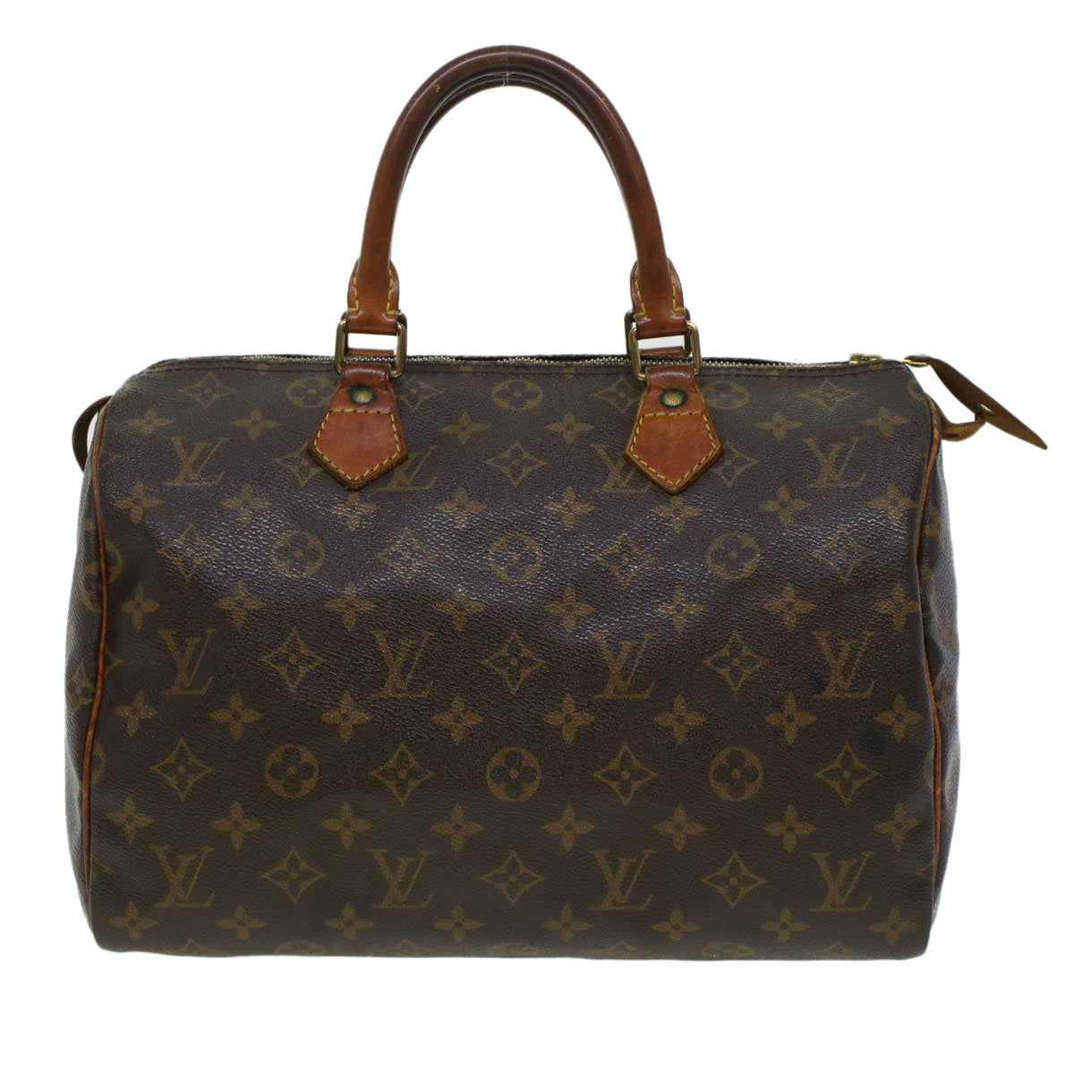 LOUIS VUITTON Monogram Speedy 30 Hand Bag M41526 LV Auth th3663