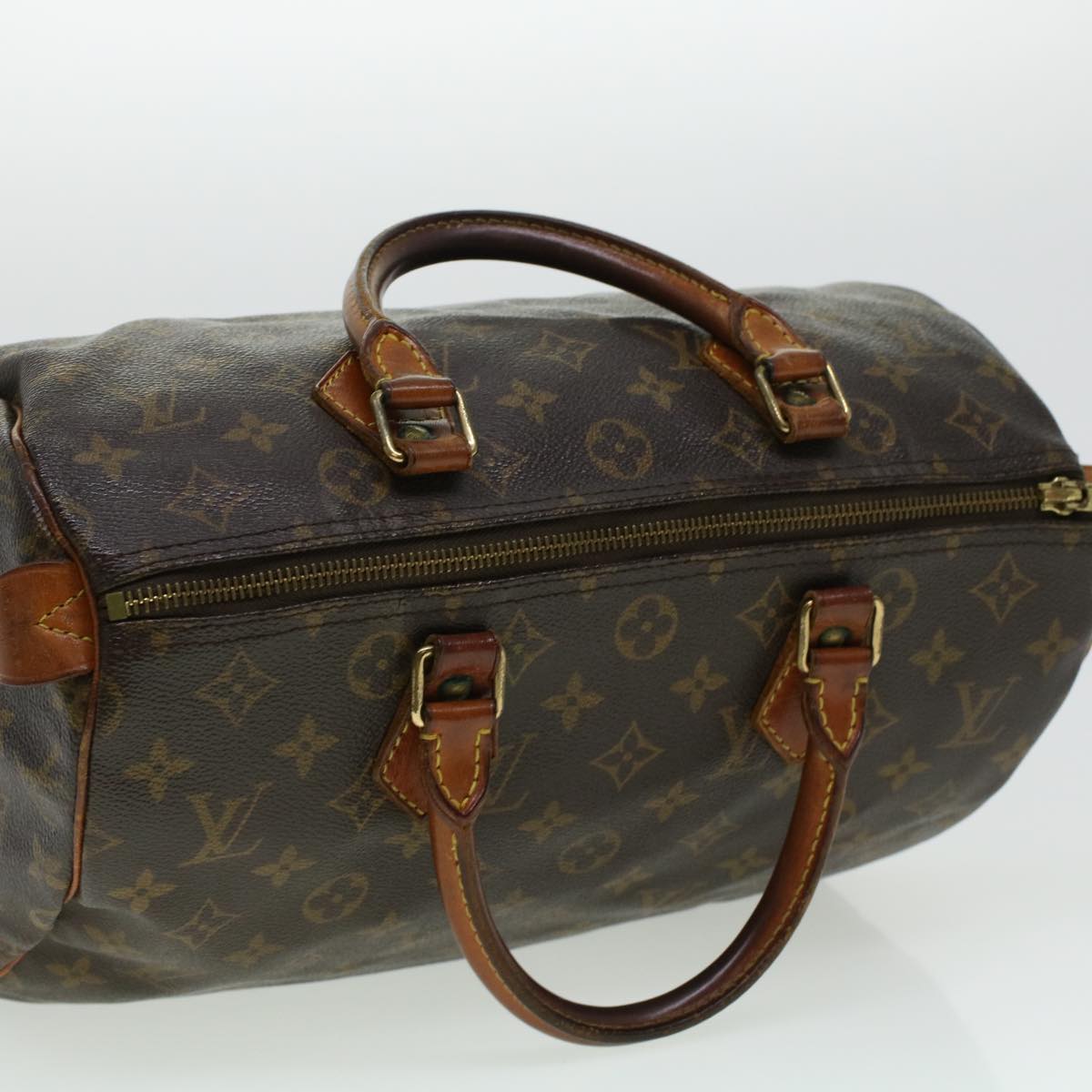 LOUIS VUITTON Monogram Speedy 30 Hand Bag M41526 LV Auth th3663