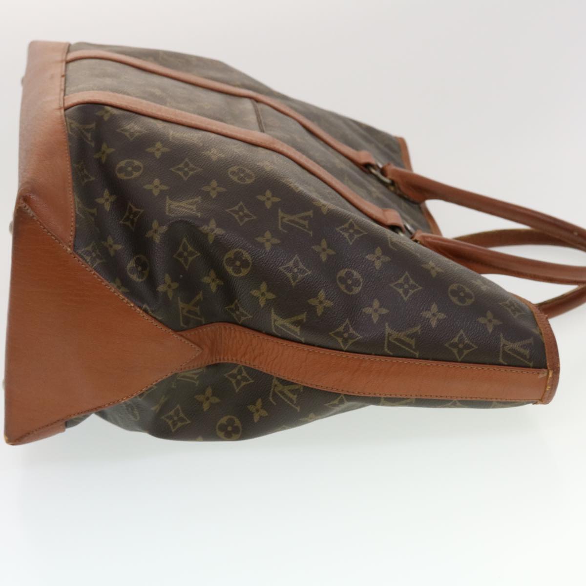 LOUIS VUITTON Monogram Sac Weekend PM Hand Bag M42425 LV Auth th3670