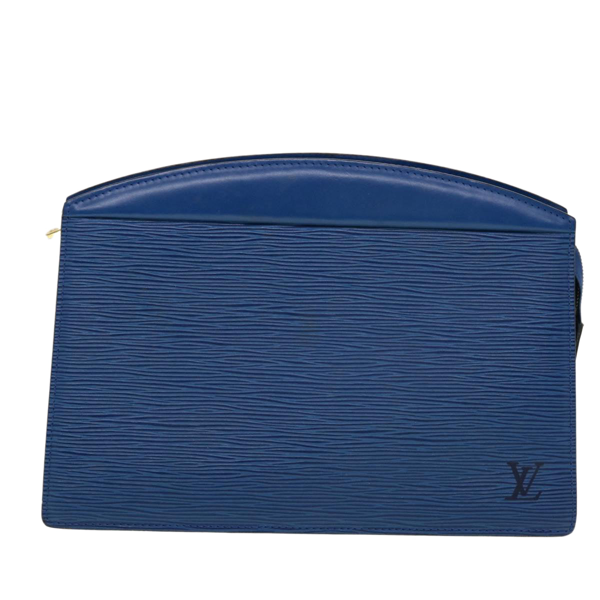 LOUIS VUITTON Epi Trousse Crete Clutch Bag Blue M48405 LV Auth th3672