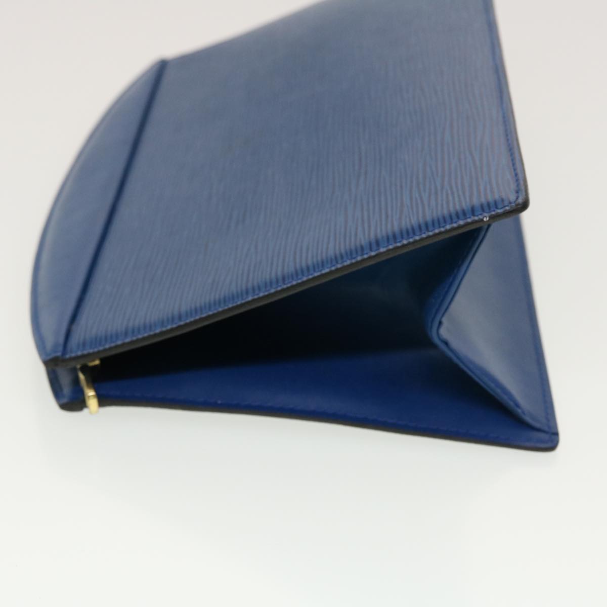 LOUIS VUITTON Epi Trousse Crete Clutch Bag Blue M48405 LV Auth th3672