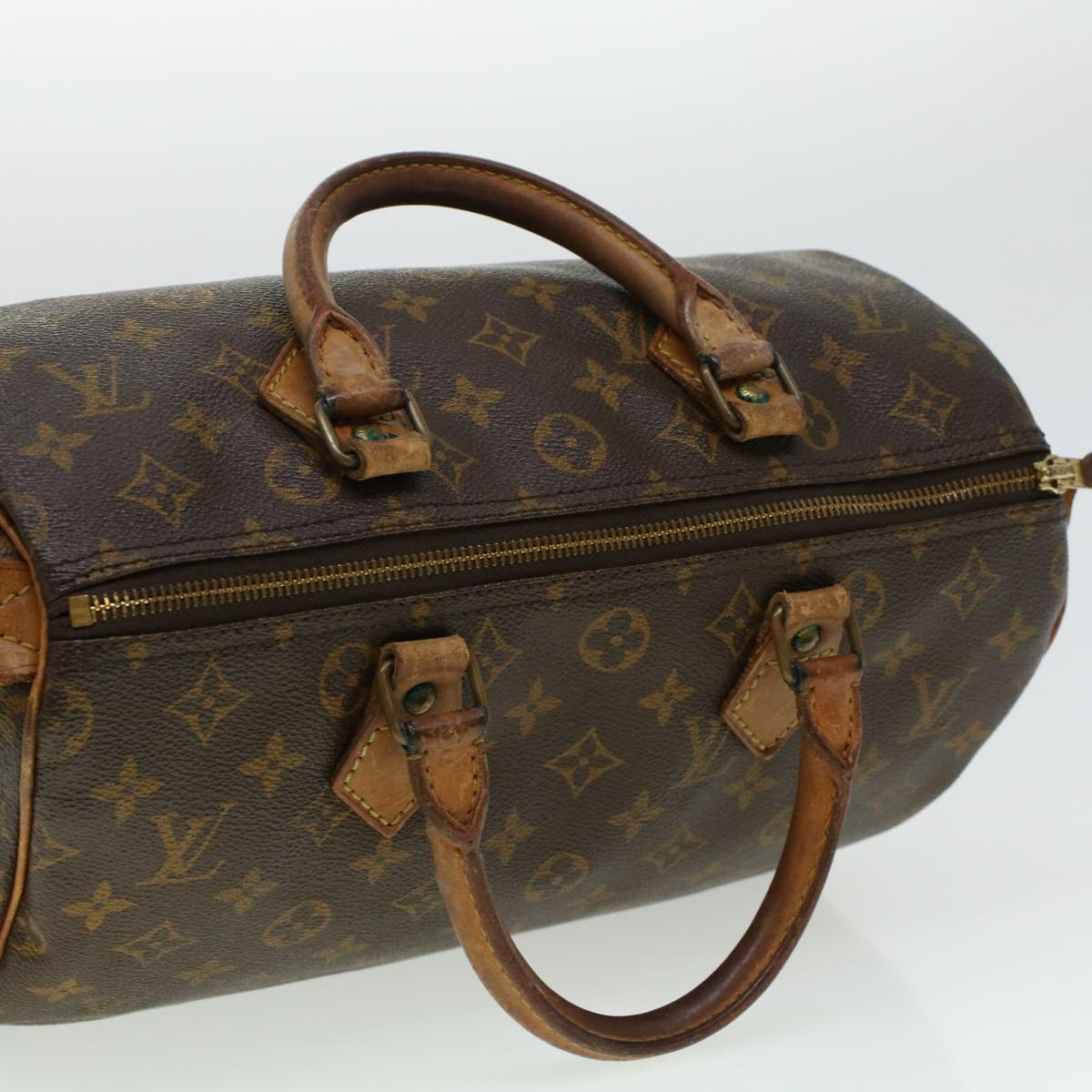 LOUIS VUITTON Monogram Speedy 30 Hand Bag M41526 LV Auth th3685