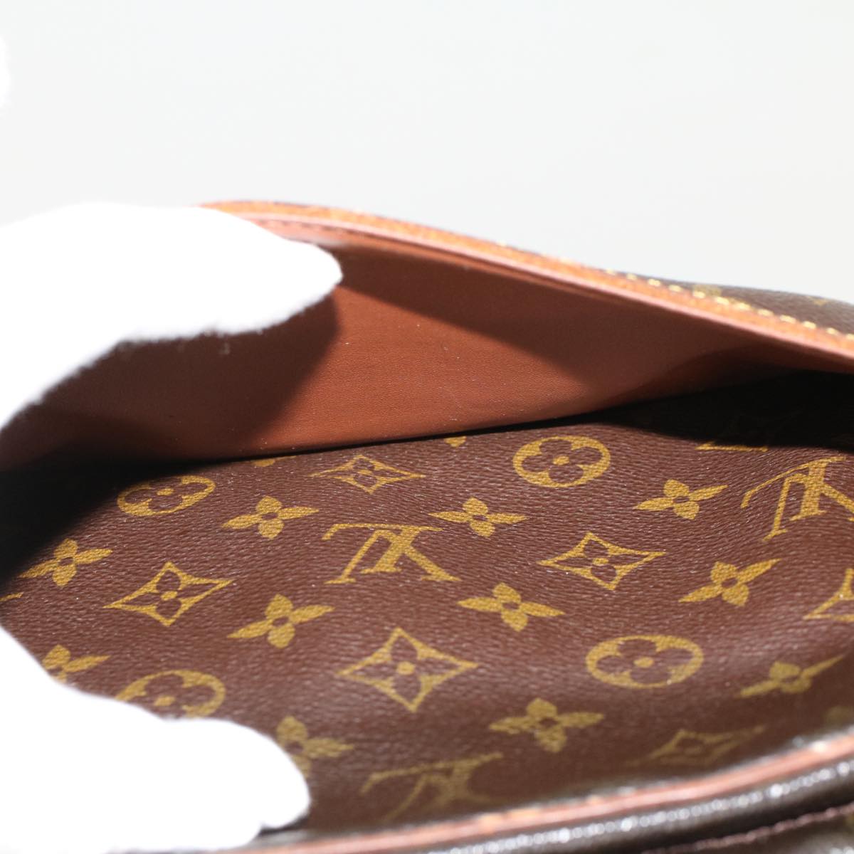 LOUIS VUITTON Monogram Compiegne 28 Clutch Bag M51845 LV Auth th3706