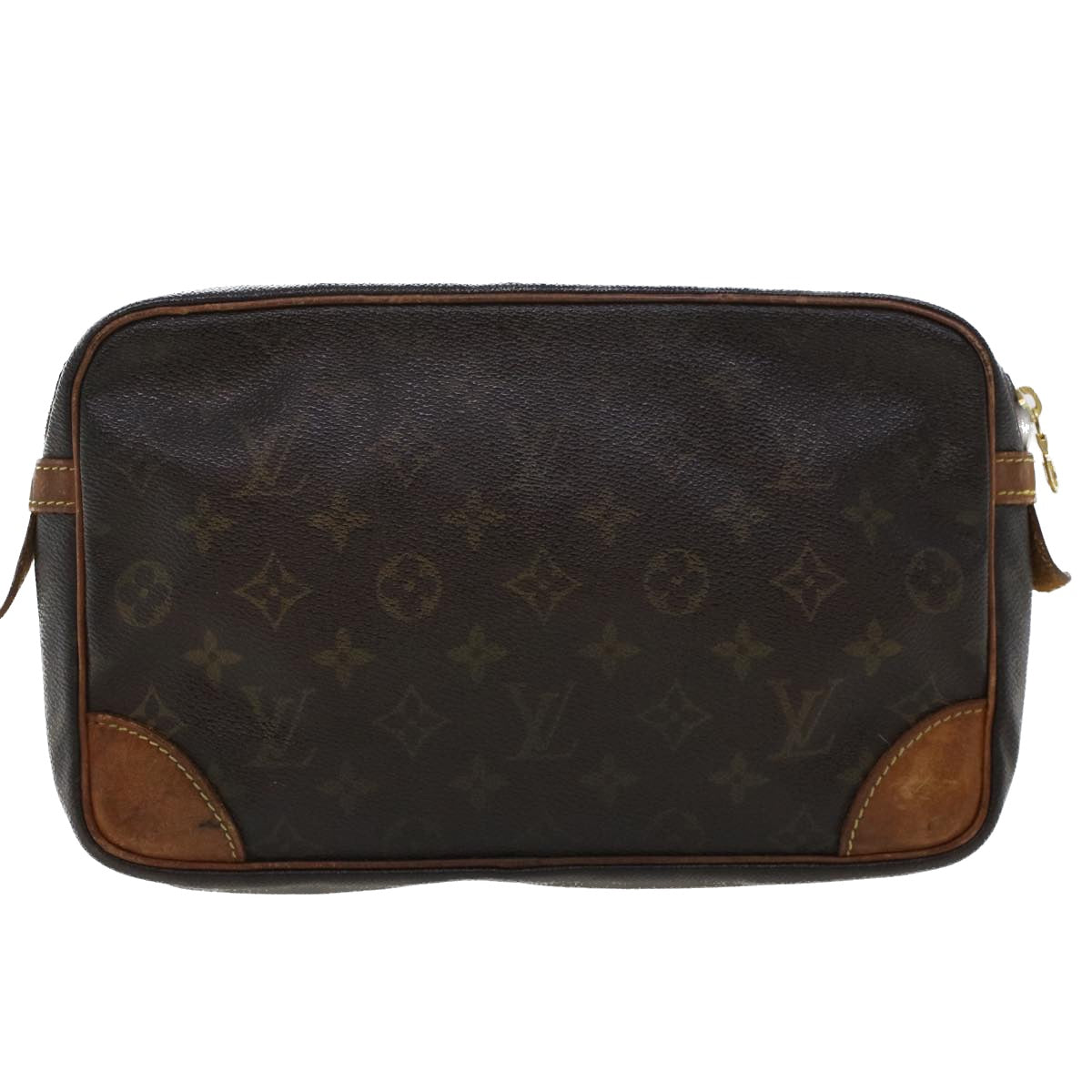 LOUIS VUITTON Monogram Compiegne 28 Clutch Bag M51845 LV Auth th3706 - 0