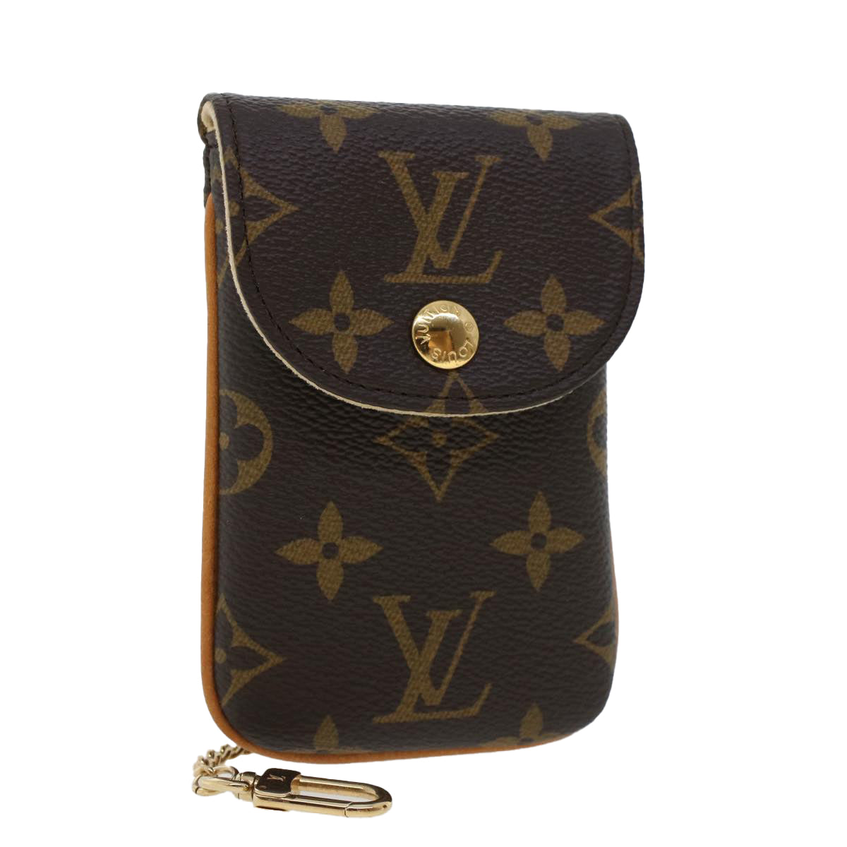 LOUIS VUITTON Monogram Etui Telephonne MM Cell Phone Case M66546 LV Auth th3708