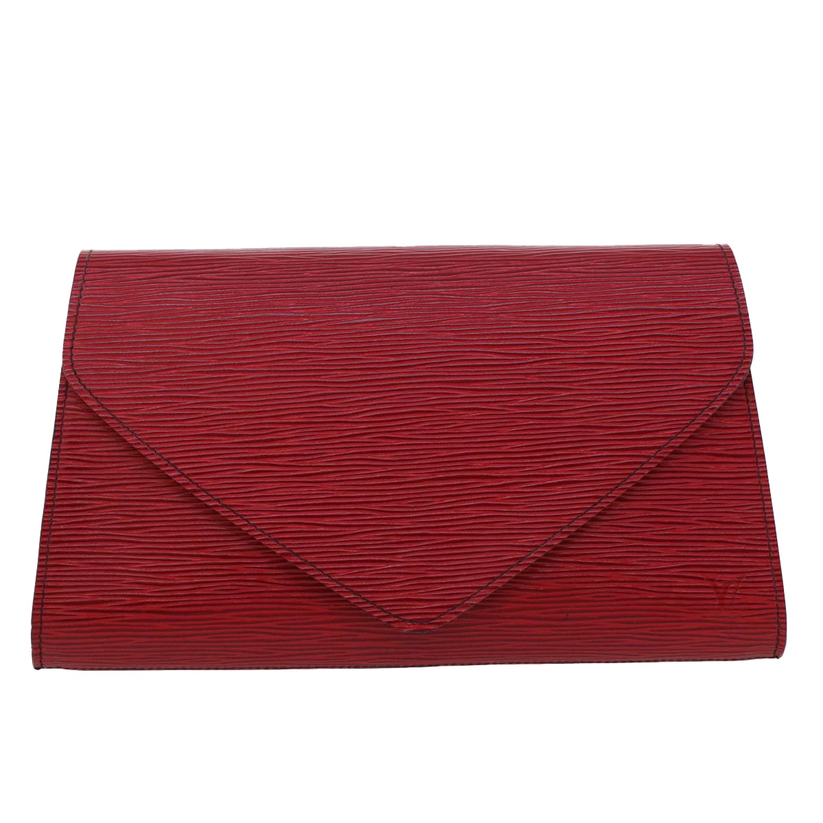 LOUIS VUITTON Epi Art Deco Clutch Bag Red M52637 LV Auth th3723