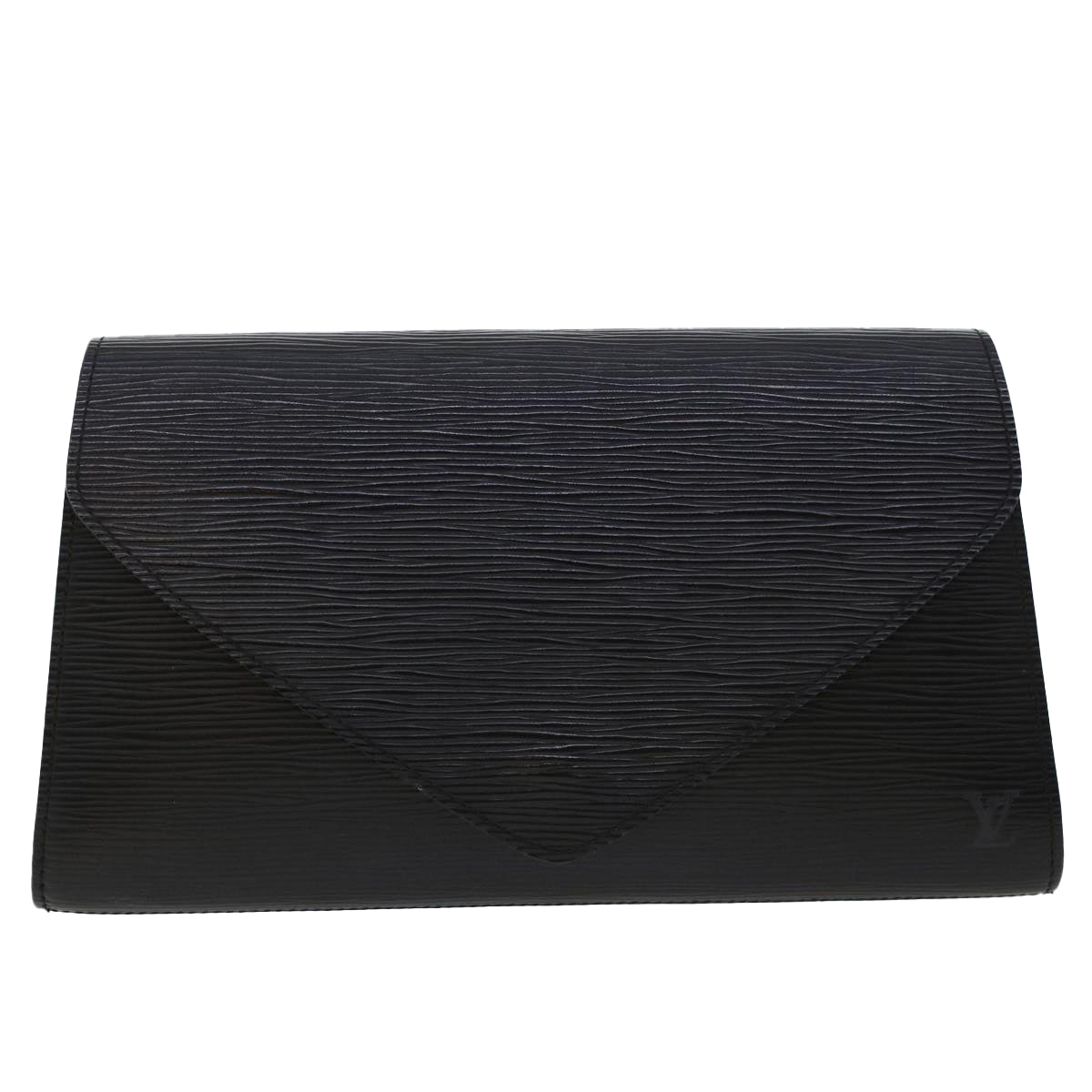 LOUIS VUITTON Epi Art Deco Clutch Bag Black M52632 LV Auth th3725