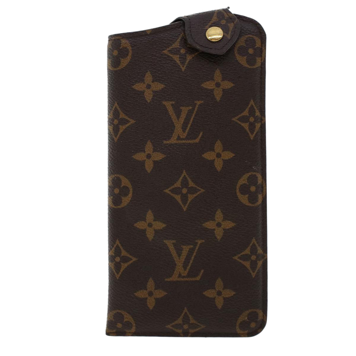 LOUIS VUITTON Monogram Etui Lunette MM Glasses Case M66544 LV Auth th3787