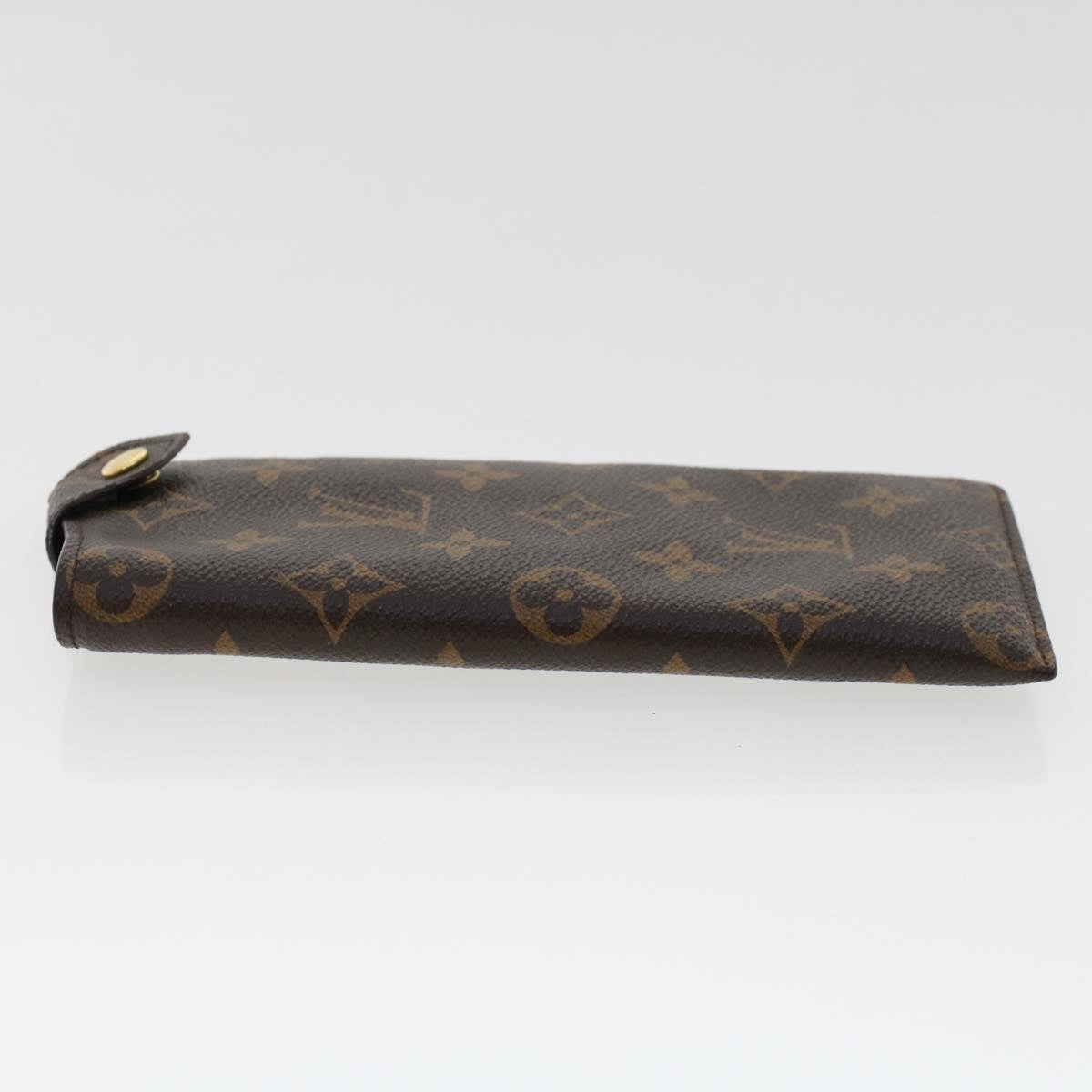 LOUIS VUITTON Monogram Etui Lunette MM Glasses Case M66544 LV Auth th3787