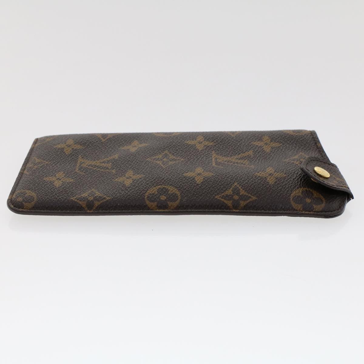 LOUIS VUITTON Monogram Etui Lunette MM Glasses Case M66544 LV Auth th3787