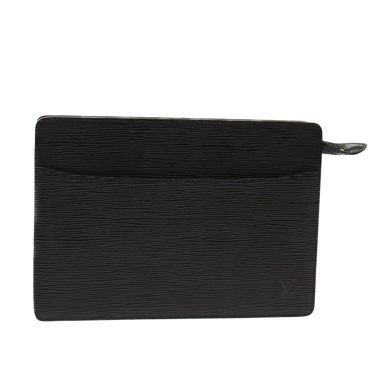 LOUIS VUITTON Epi Pochette Homme Clutch Bag Black M52522 LV Auth th3800