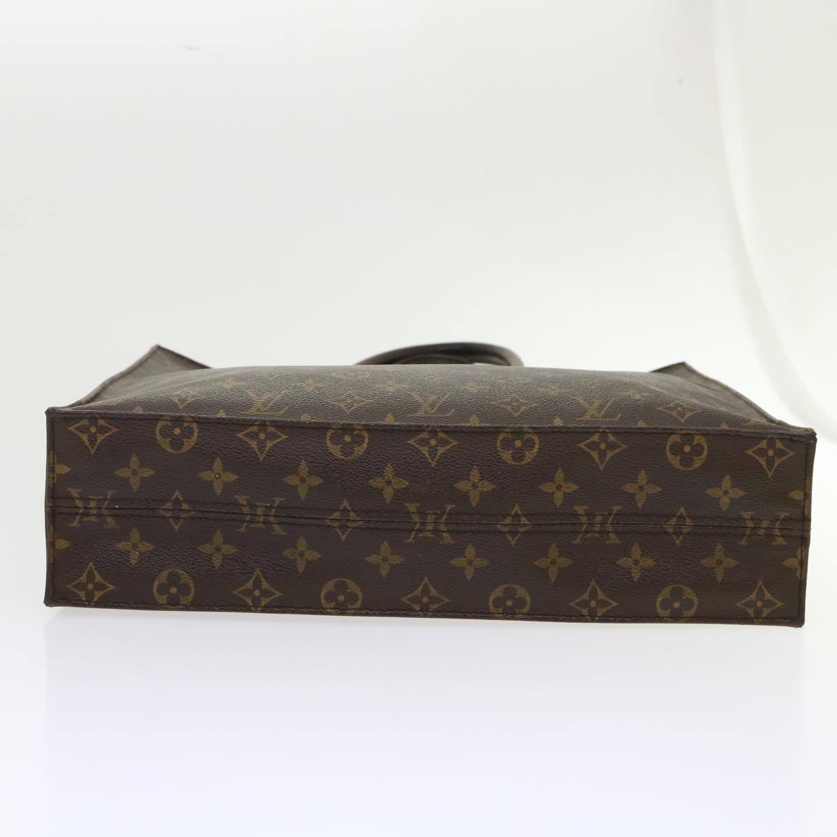 LOUIS VUITTON Monogram Sac Plat Hand Bag M51140 LV Auth th3804