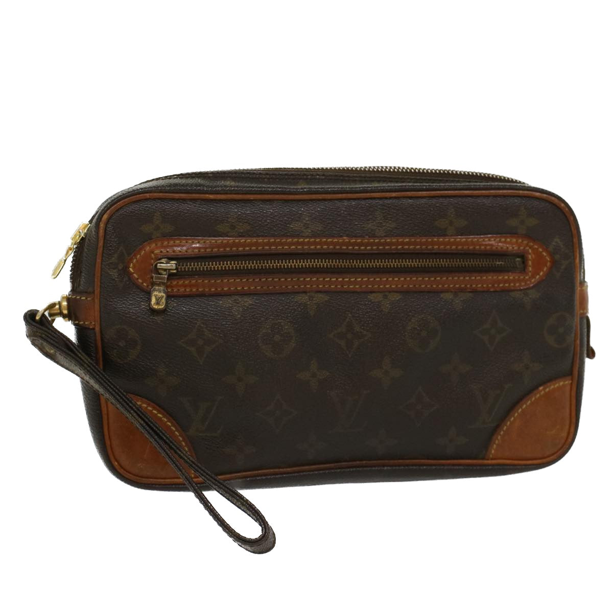 LOUIS VUITTON Monogram Marly Dragonne PM Clutch Bag M51827 LV Auth th3808