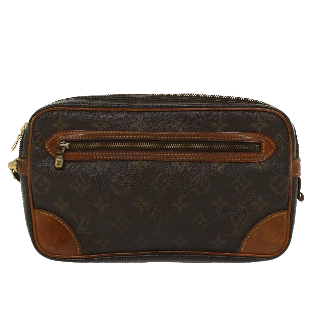 LOUIS VUITTON Monogram Marly Dragonne PM Clutch Bag M51827 LV Auth th3808