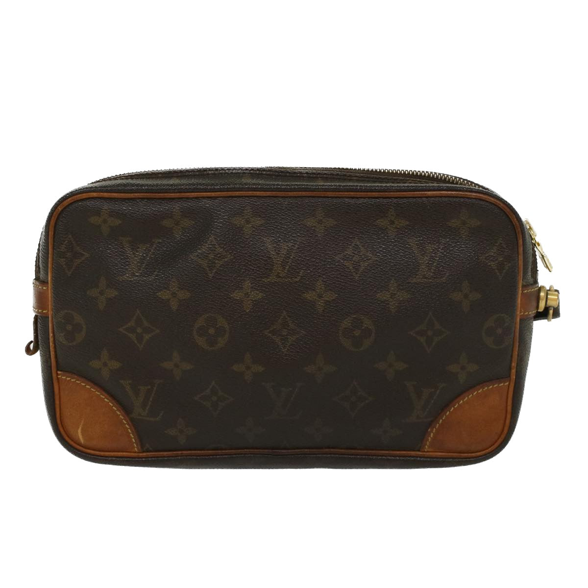 LOUIS VUITTON Monogram Marly Dragonne PM Clutch Bag M51827 LV Auth th3808 - 0