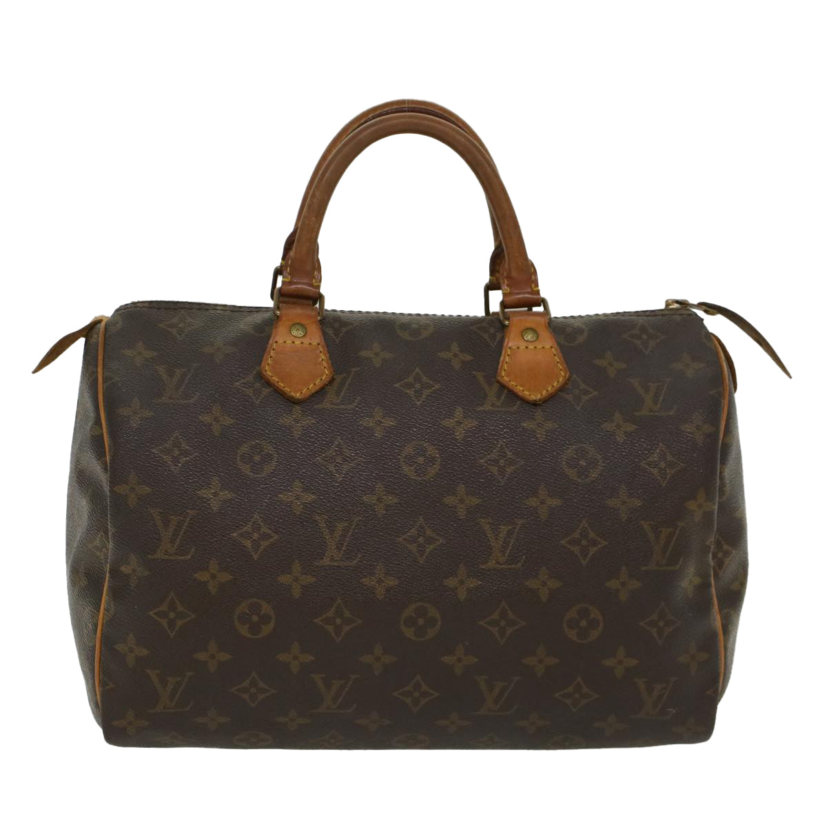 LOUIS VUITTON Monogram Speedy 30 Hand Bag M41526 LV Auth th3810