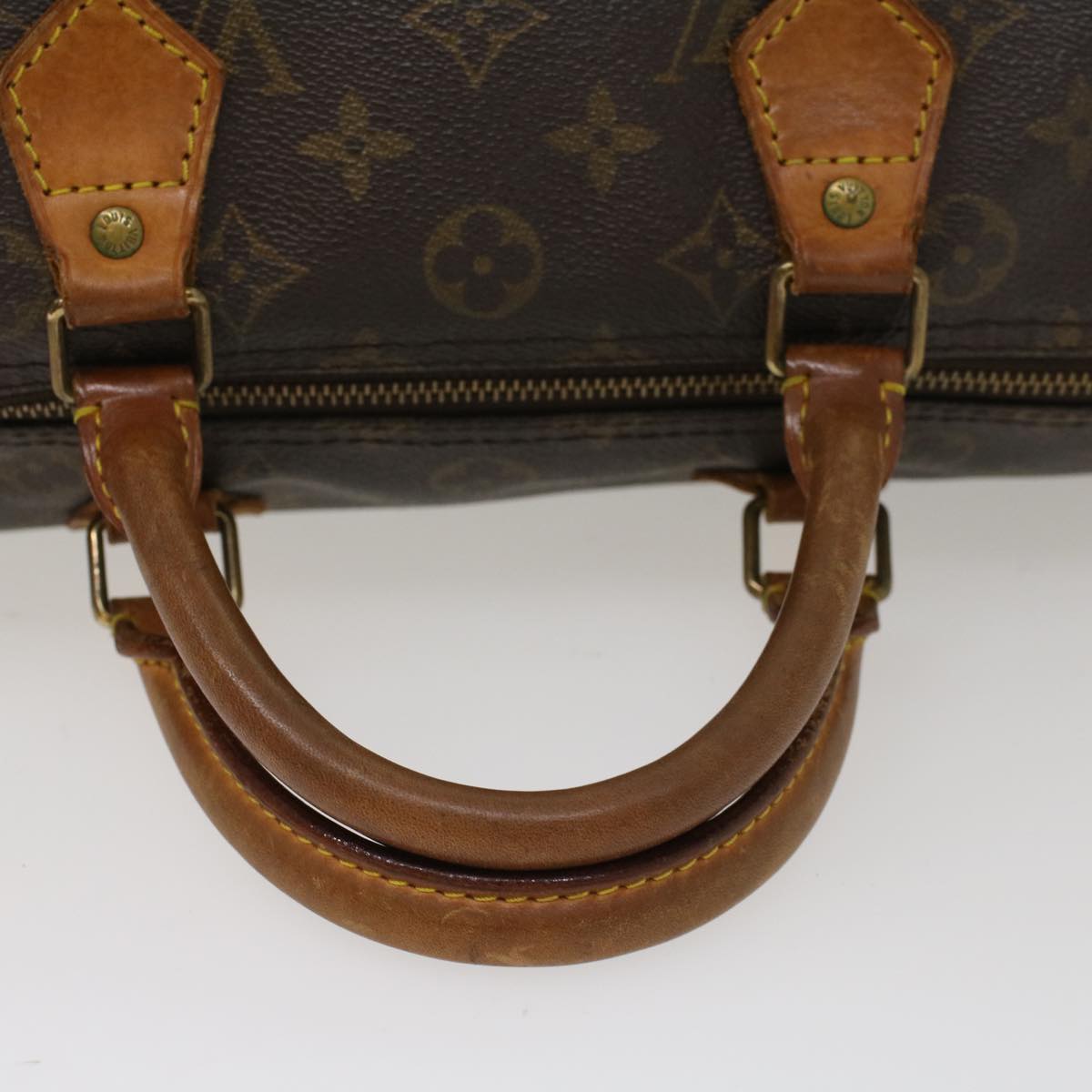 LOUIS VUITTON Monogram Speedy 30 Hand Bag M41526 LV Auth th3810