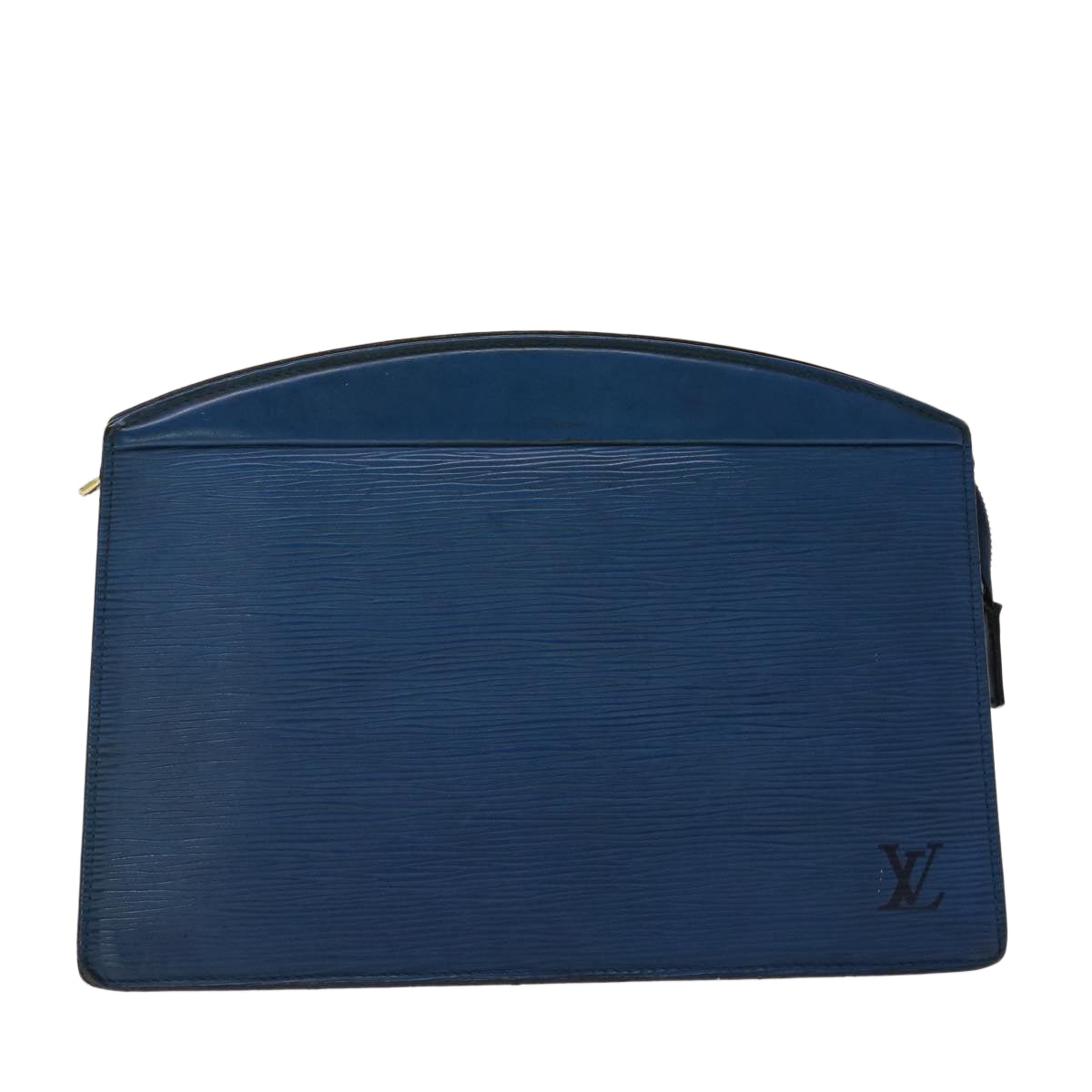 LOUIS VUITTON Epi Trousse Crete Clutch Bag Blue M48405 LV Auth th3833