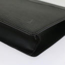 LOUIS VUITTON Epi Pochette Homme Clutch Bag Black M52522 LV Auth th3868-14