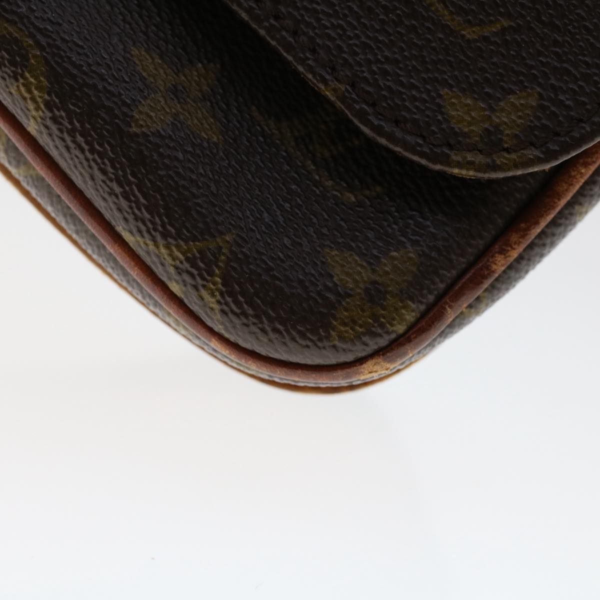 LOUIS VUITTON Monogram Cartouchiere MM Shoulder Bag M51253 LV Auth th3883