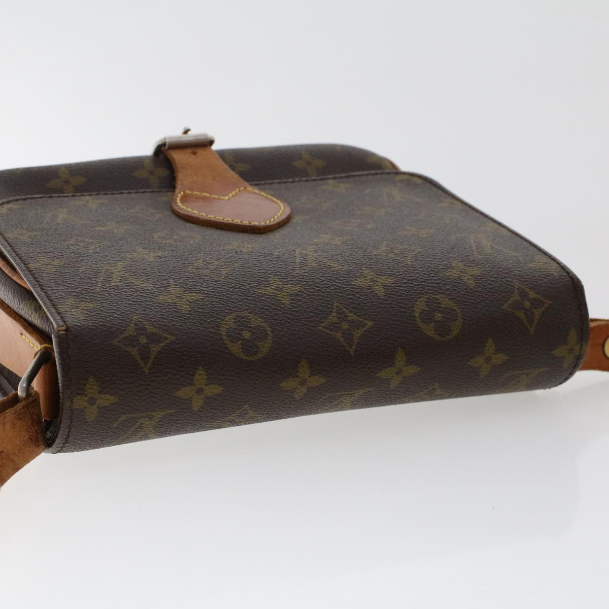 LOUIS VUITTON Monogram Cartouchiere MM Shoulder Bag M51253 LV Auth th3883