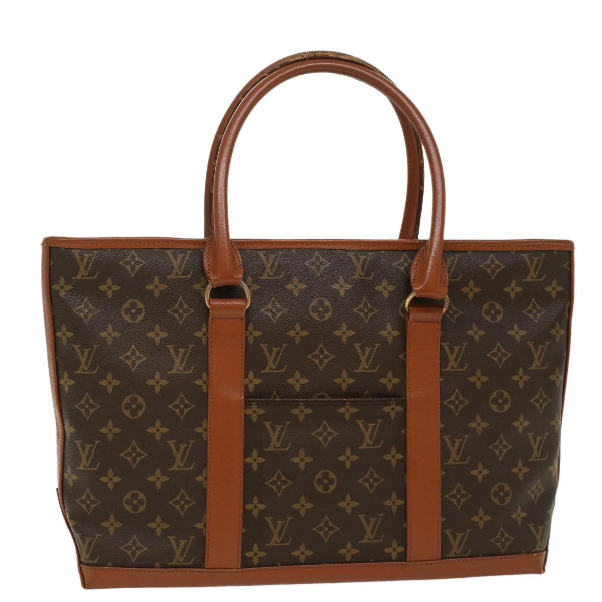 LOUIS VUITTON Monogram Sac Weekend PM Tote Bag M42425 LV Auth th3915